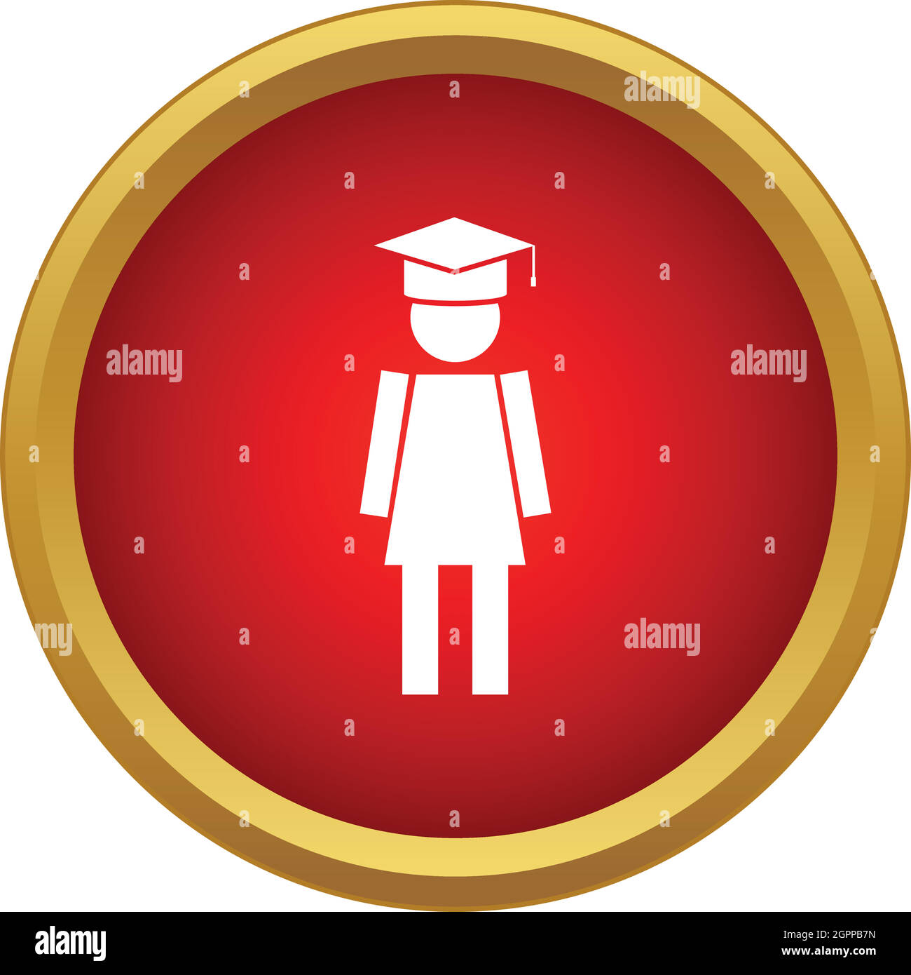 Young woman student avatar icon vector isolated Stock Vector Image & Art -  Alamy