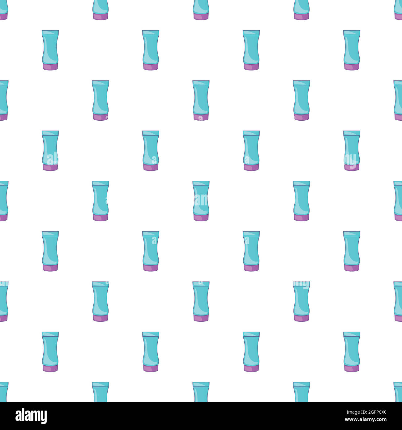 After shave gel pattern, cartoon style Stock Vector