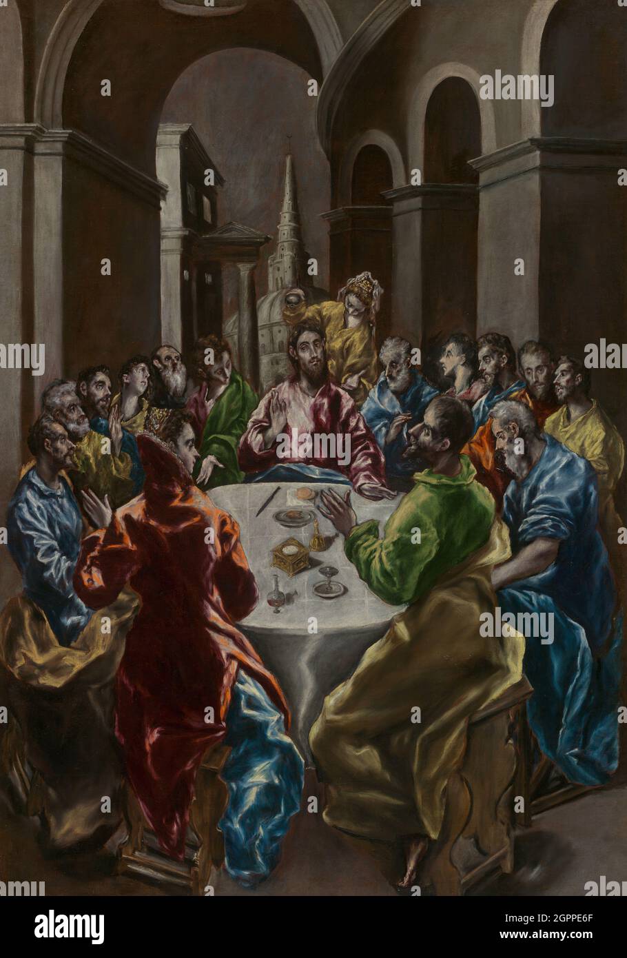 The Feast in the House of Simon, 1608/14. Stock Photo