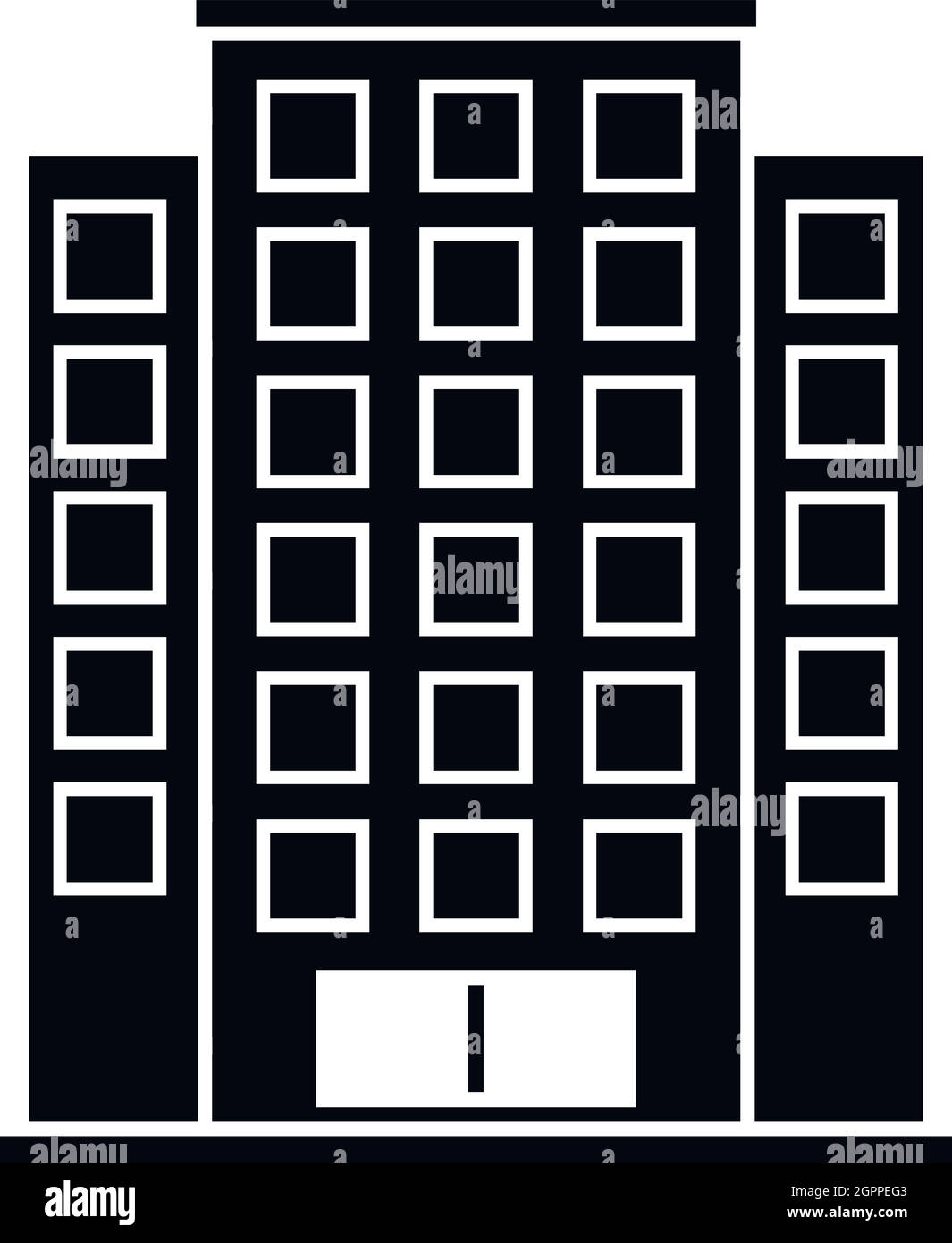 Small skyscraper Stock Vector Images - Alamy