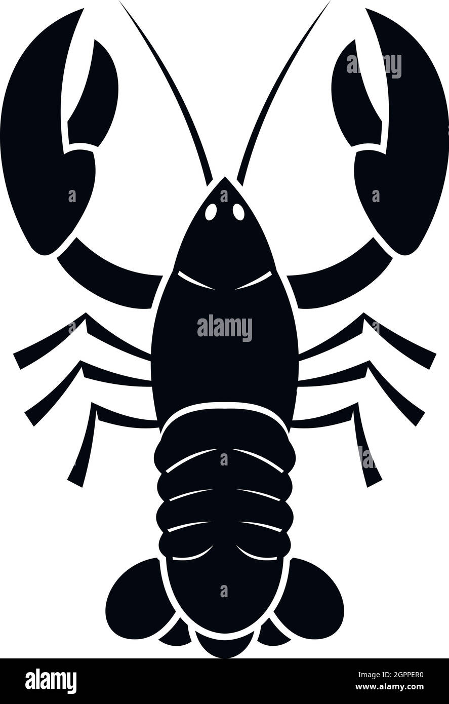 Crawfish icon, simple style Stock Vector Image & Art - Alamy