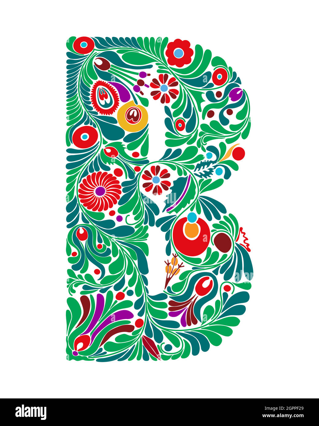 Decorative capital letter hi-res stock photography and images - Alamy