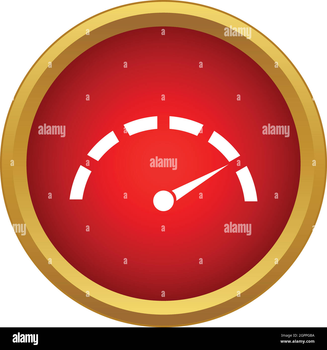 Speedometer icon in simple style Stock Vector Image & Art Alamy