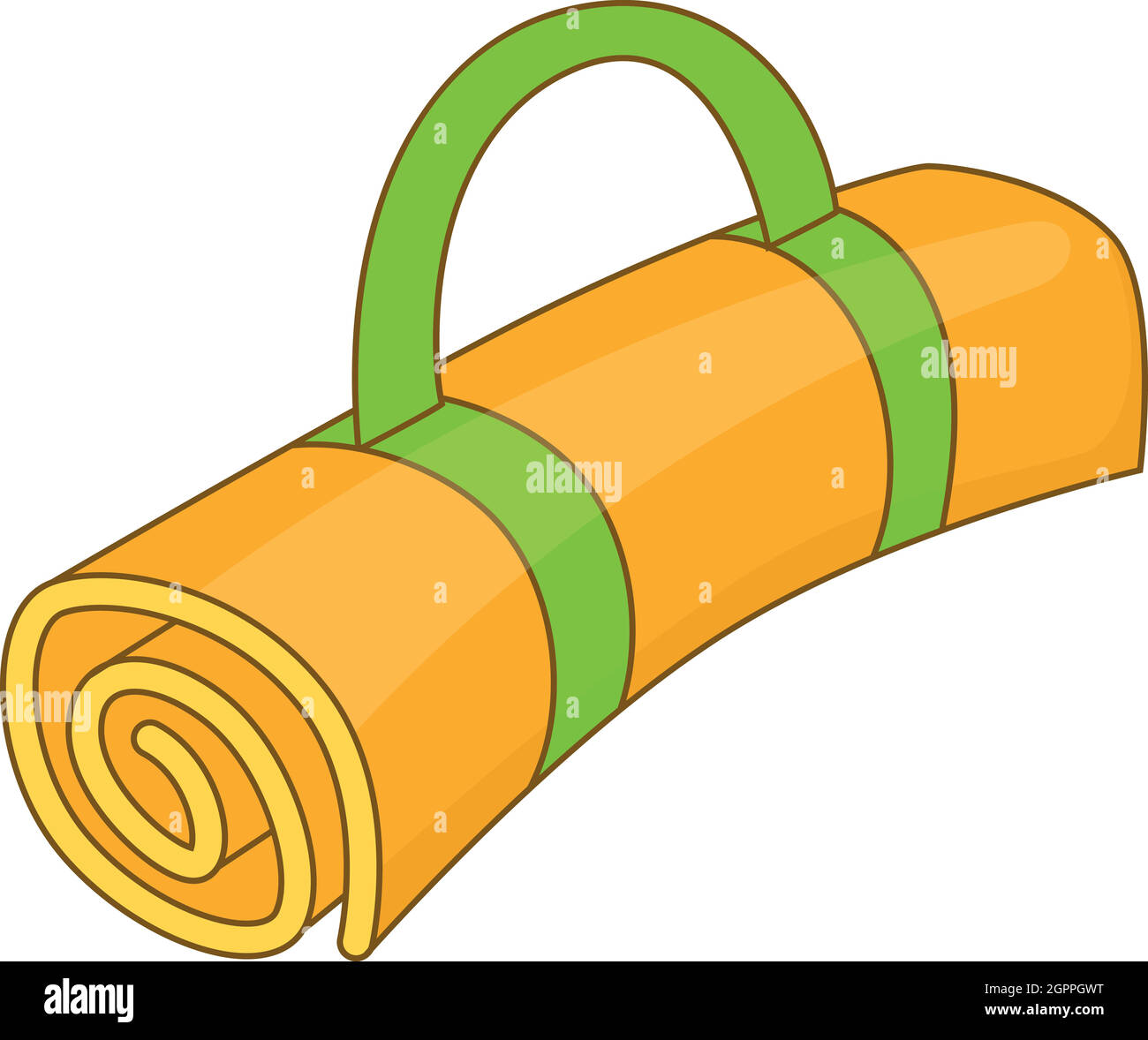 Tourist mat icon, cartoon style Stock Vector Image & Art - Alamy