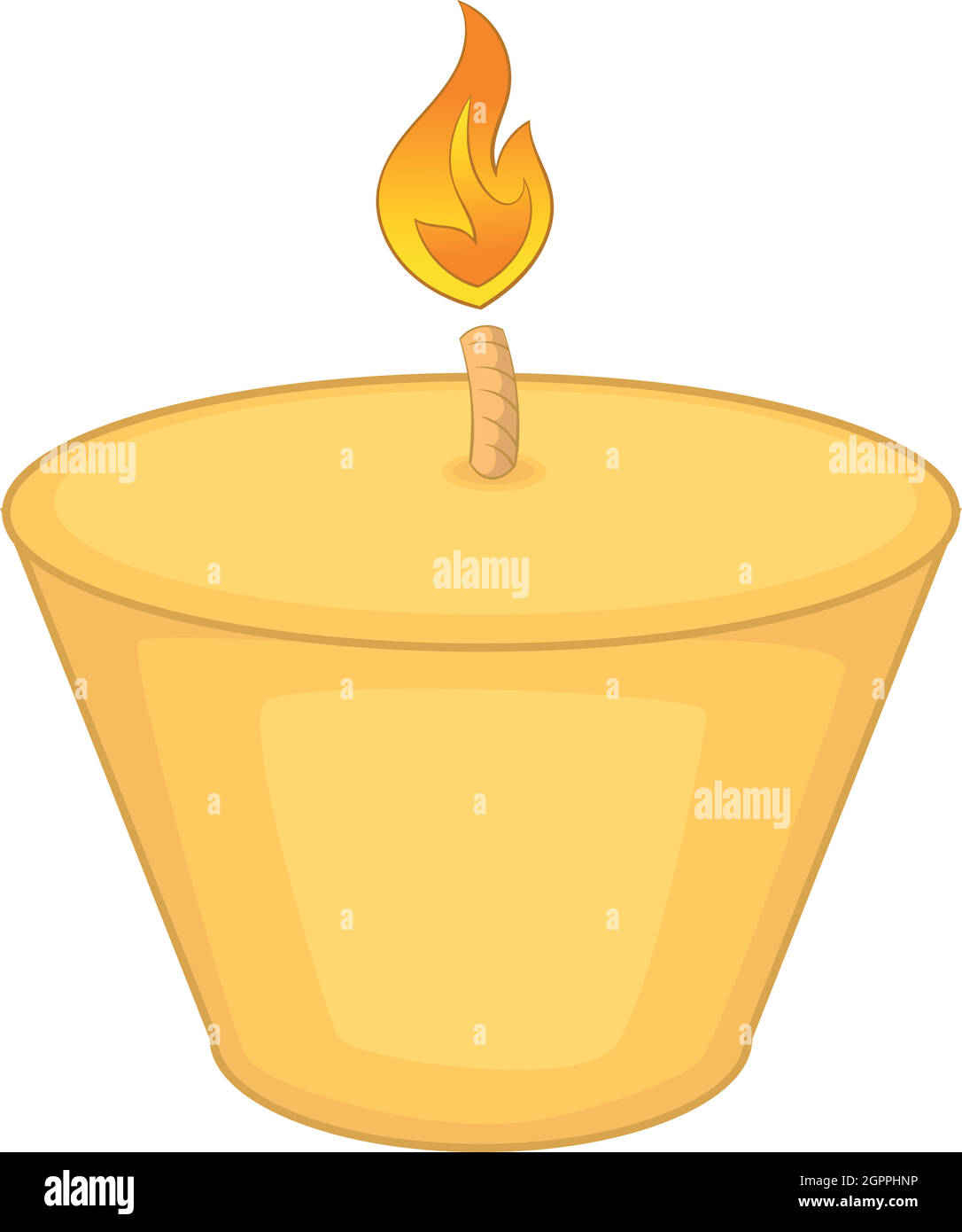 Candle icon, cartoon style Stock Vector Image & Art Alamy