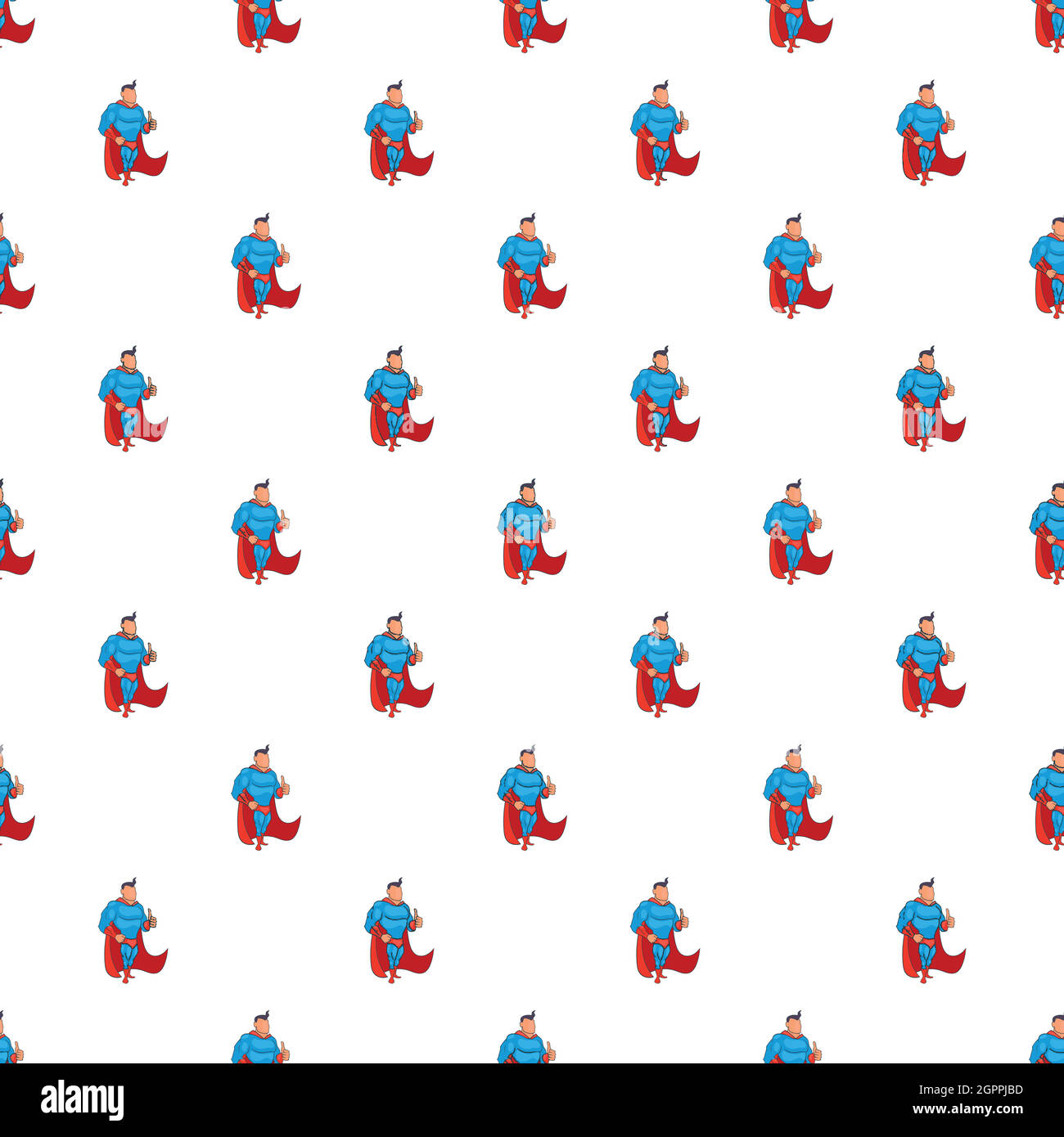Superhero standing pattern, cartoon style Stock Vector Image & Art - Alamy