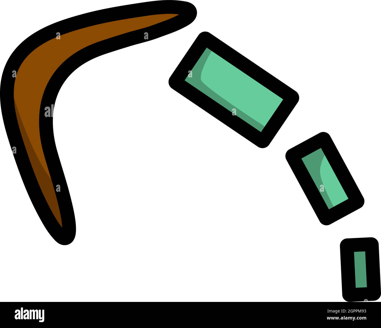 Cashback Boomerang Icon Stock Vector