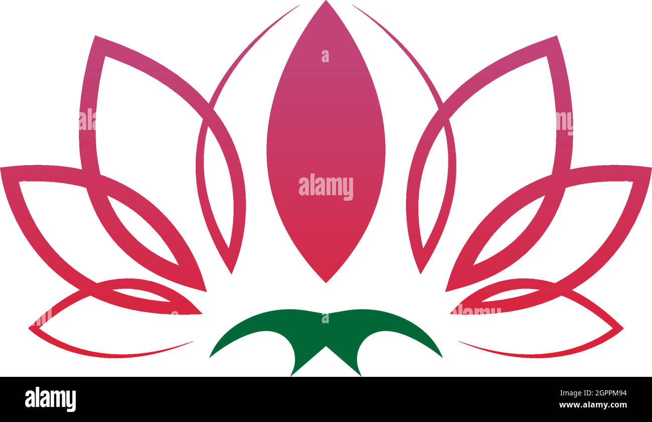 Beauty Lotus flowers logo icon design template Stock Vector Image & Art ...