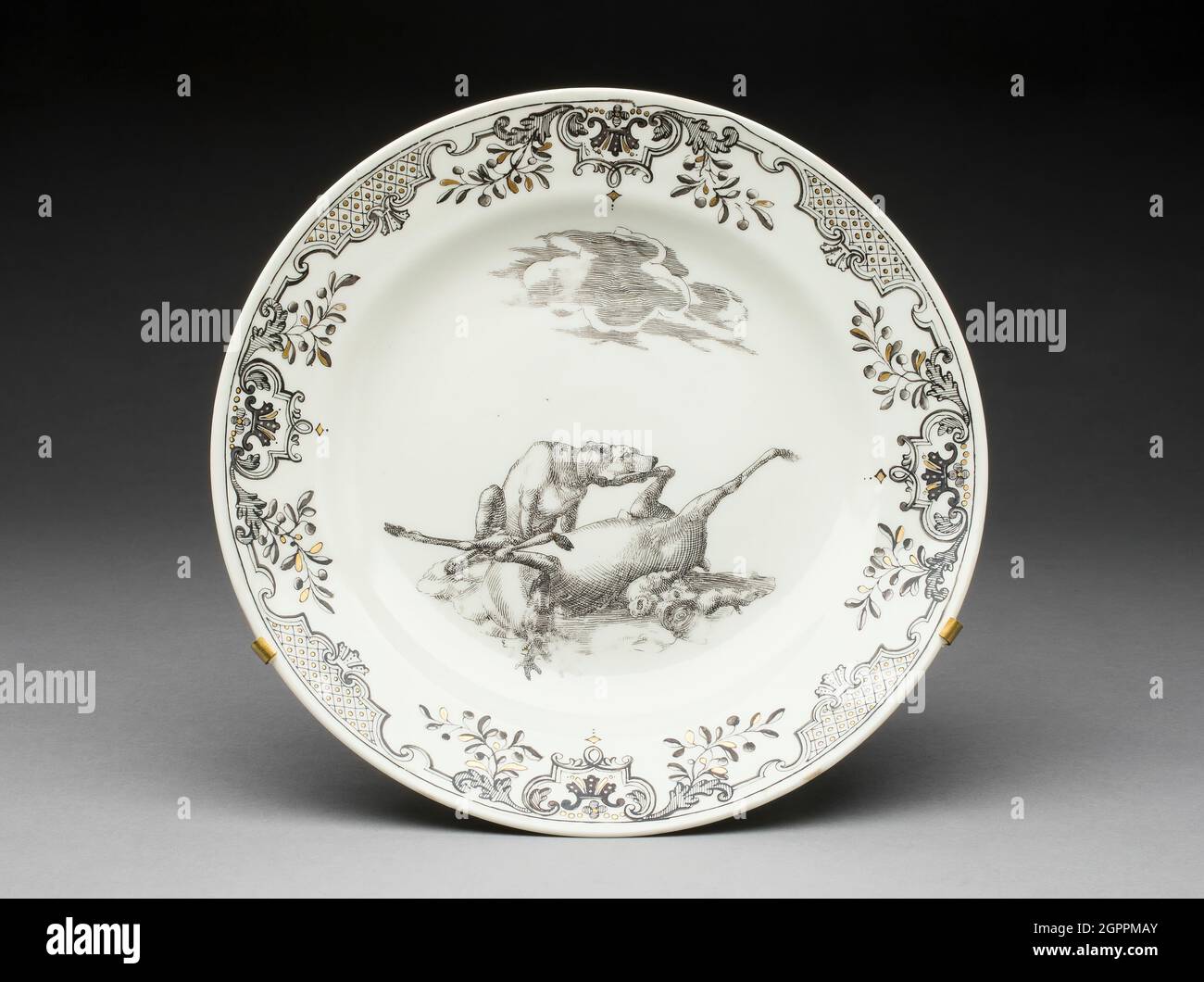 Plate, Vienna, c. 1735 Stock Photo Alamy