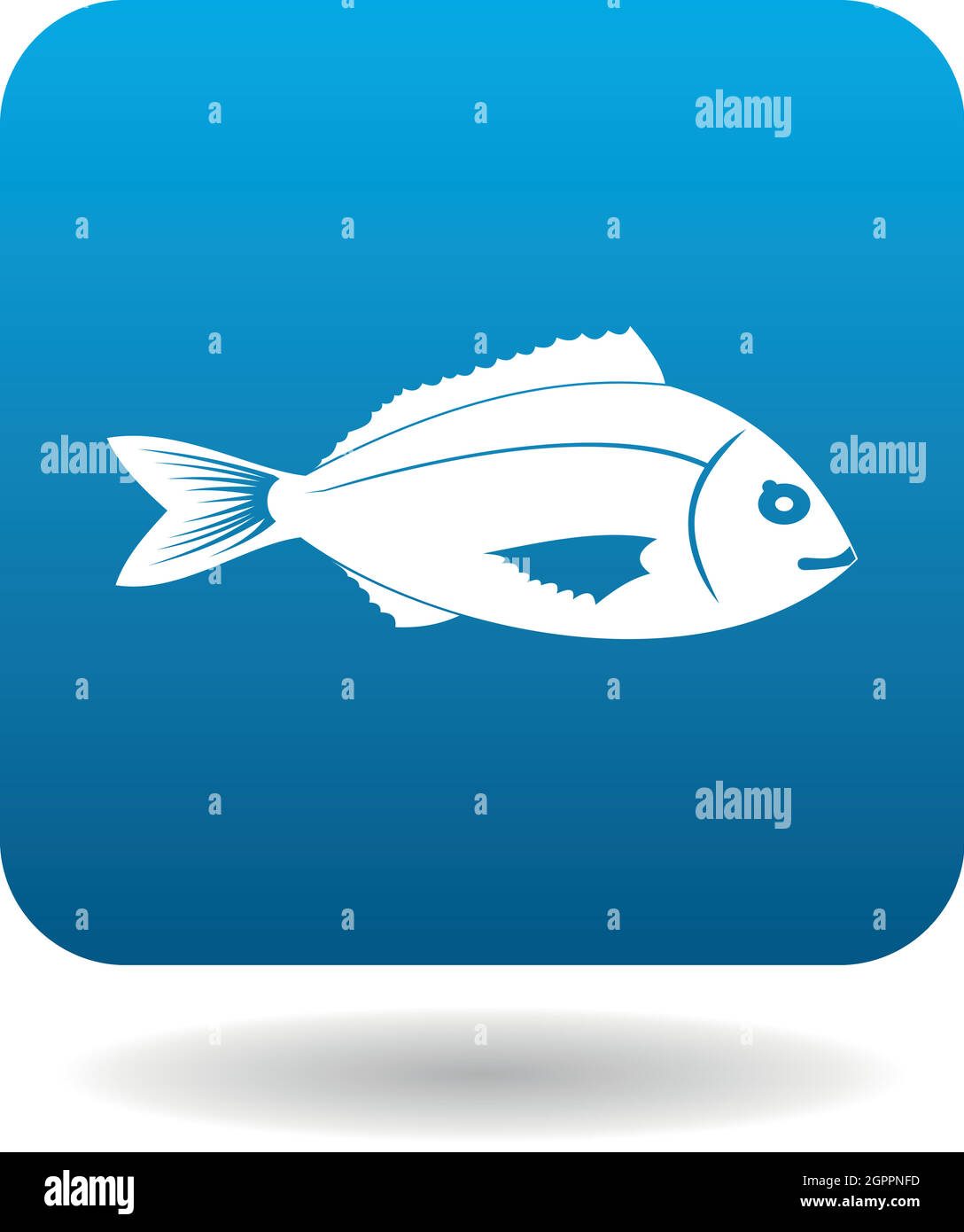 Saltwater fish icon, simple style Stock Vector Image & Art - Alamy