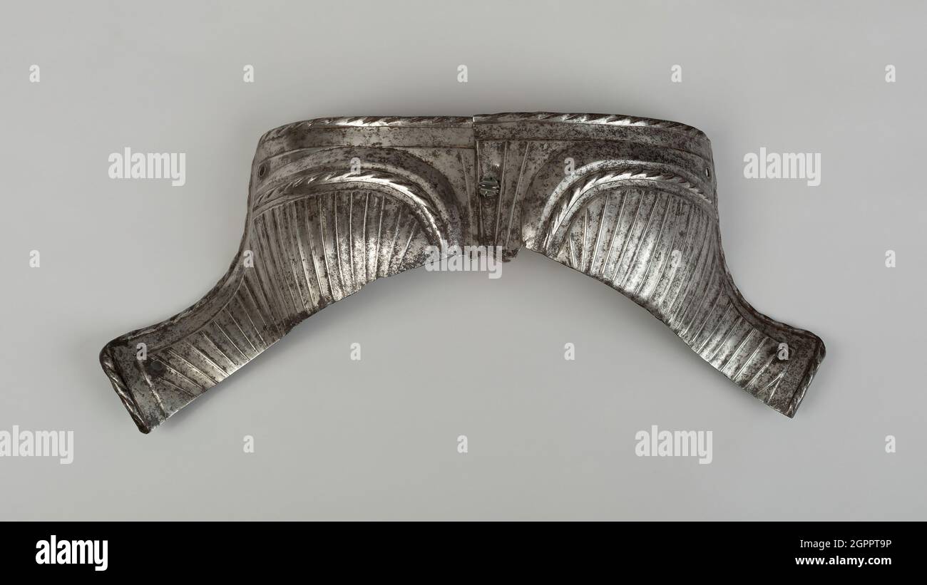 Cantle Plate, Germany, c. 1520. Stock Photo