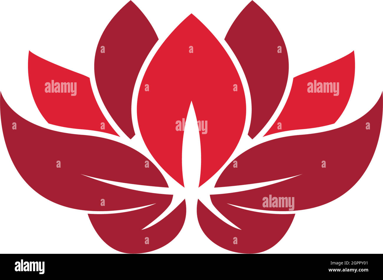 Beauty Lotus flowers logo icon design template Stock Vector Image & Art ...