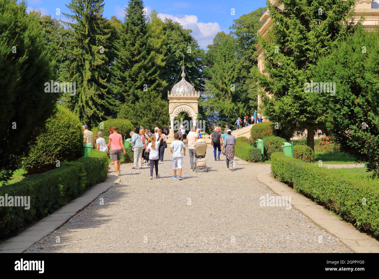September 4 2021 - Curtea de Arges in Romania: View of the Arges ...