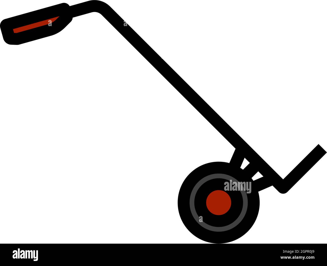Warehouse Trolley Icon Stock Vector