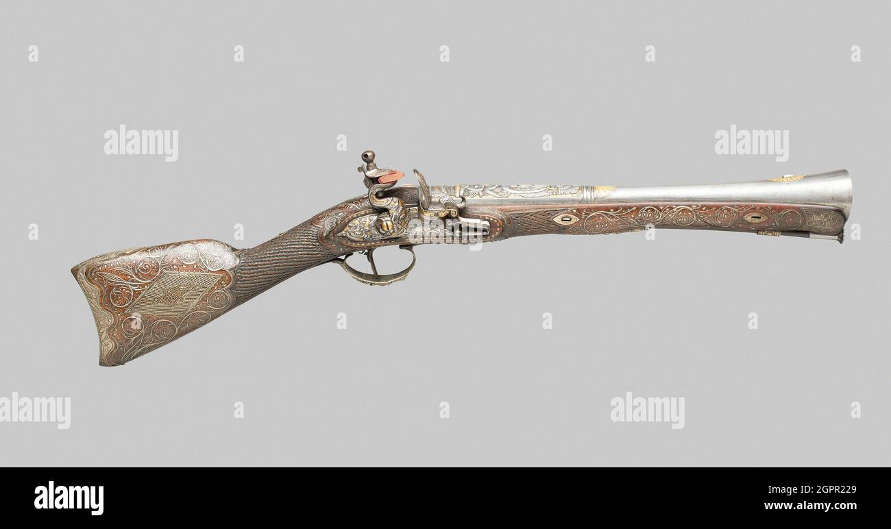 Pirate 18th Century Flintlock Blunderbuss Pistol Gray 