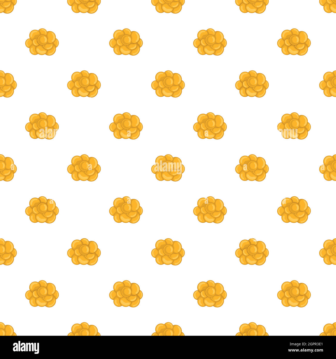 Ovary pattern, cartoon style Stock Vector
