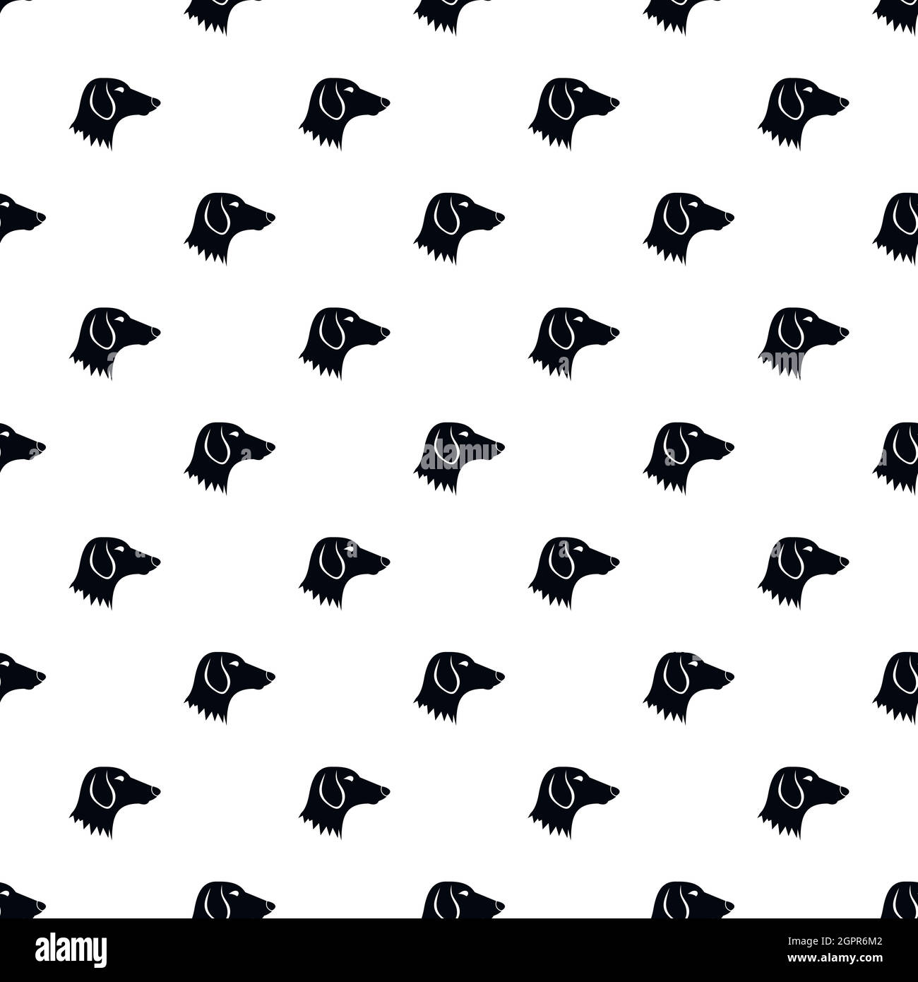 Dachshund dog pattern, simple style Stock Vector