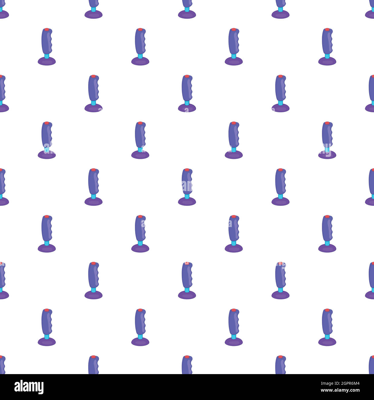 Game joystick pattern, cartoon style Stock Vector