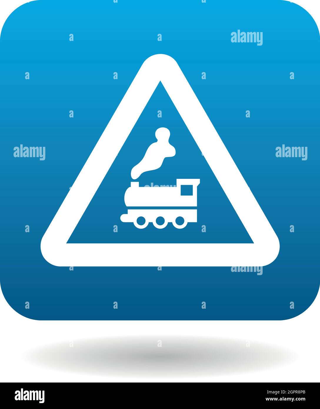 Railway road sign in Stock Vector Images Alamy