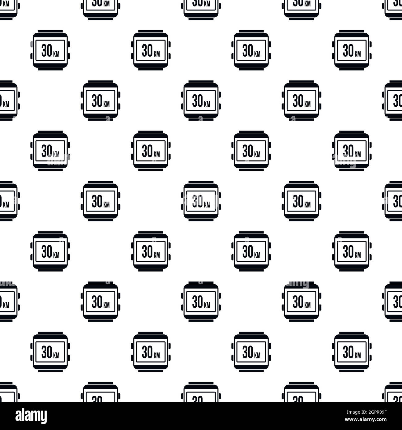 Speedometer for bike pattern, simple style Stock Vector