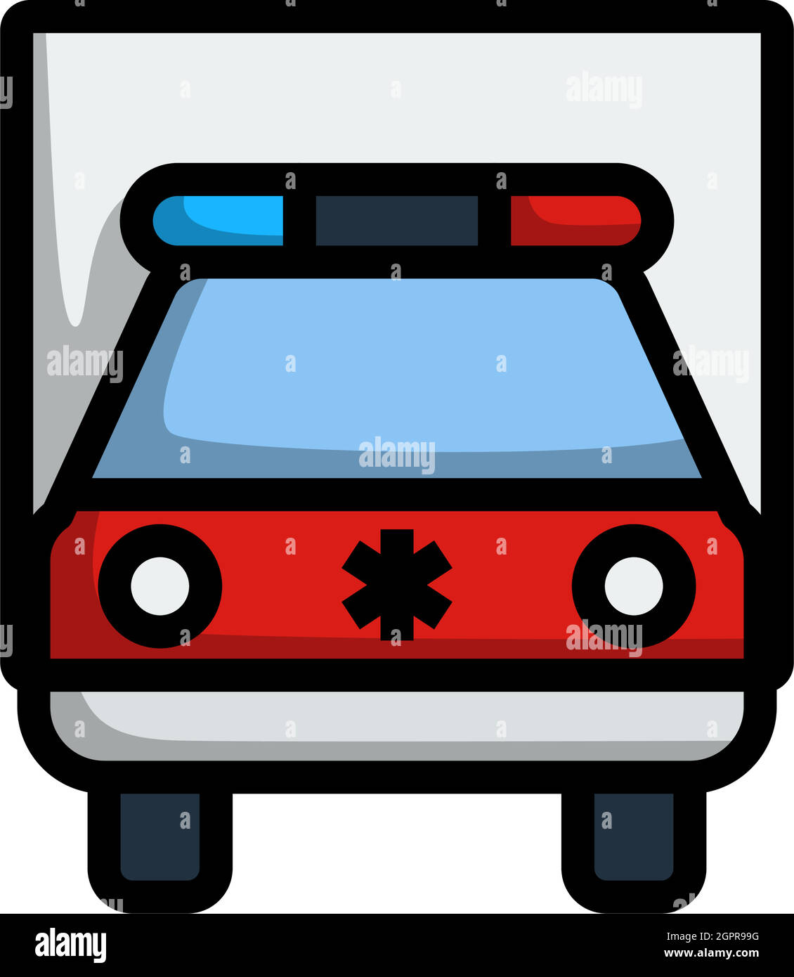 Ambulance Car Icon Stock Vector Image & Art Alamy