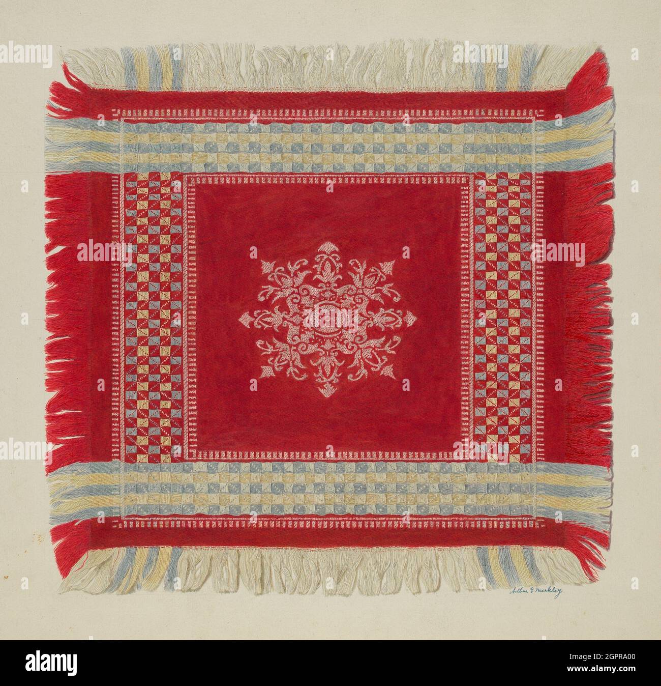 Table Napkin, c. 1940 Stock Photo Alamy