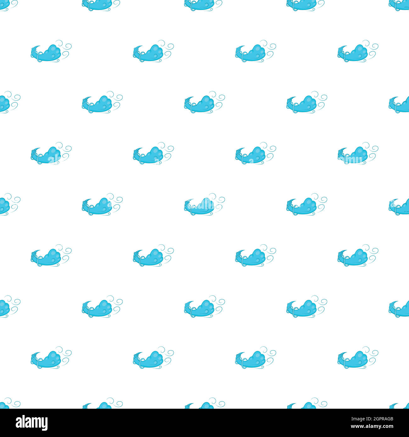 Wind pattern, cartoon style Stock Vector