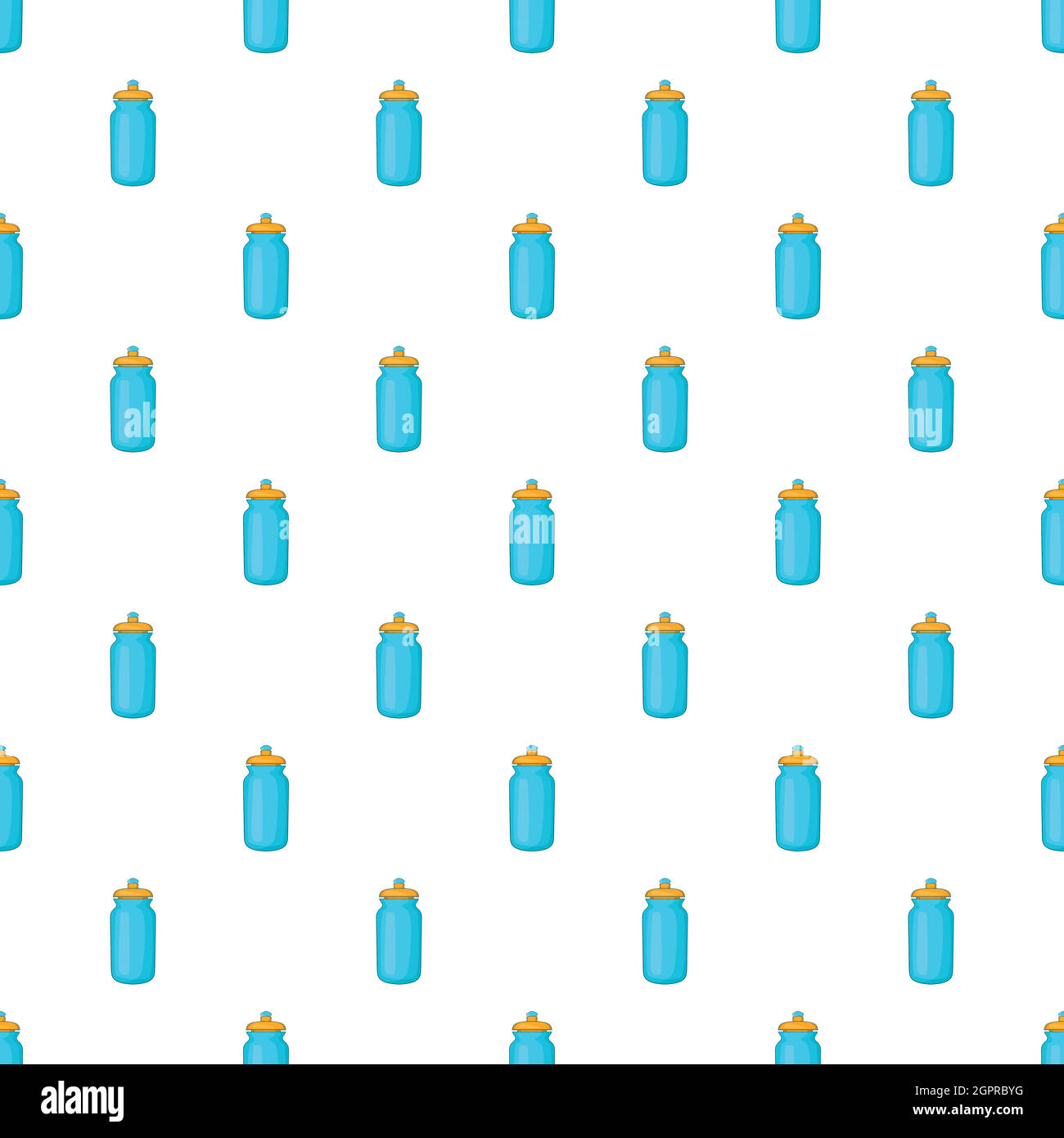 Flask for water pattern, cartoon style Stock Vector Image & Art - Alamy