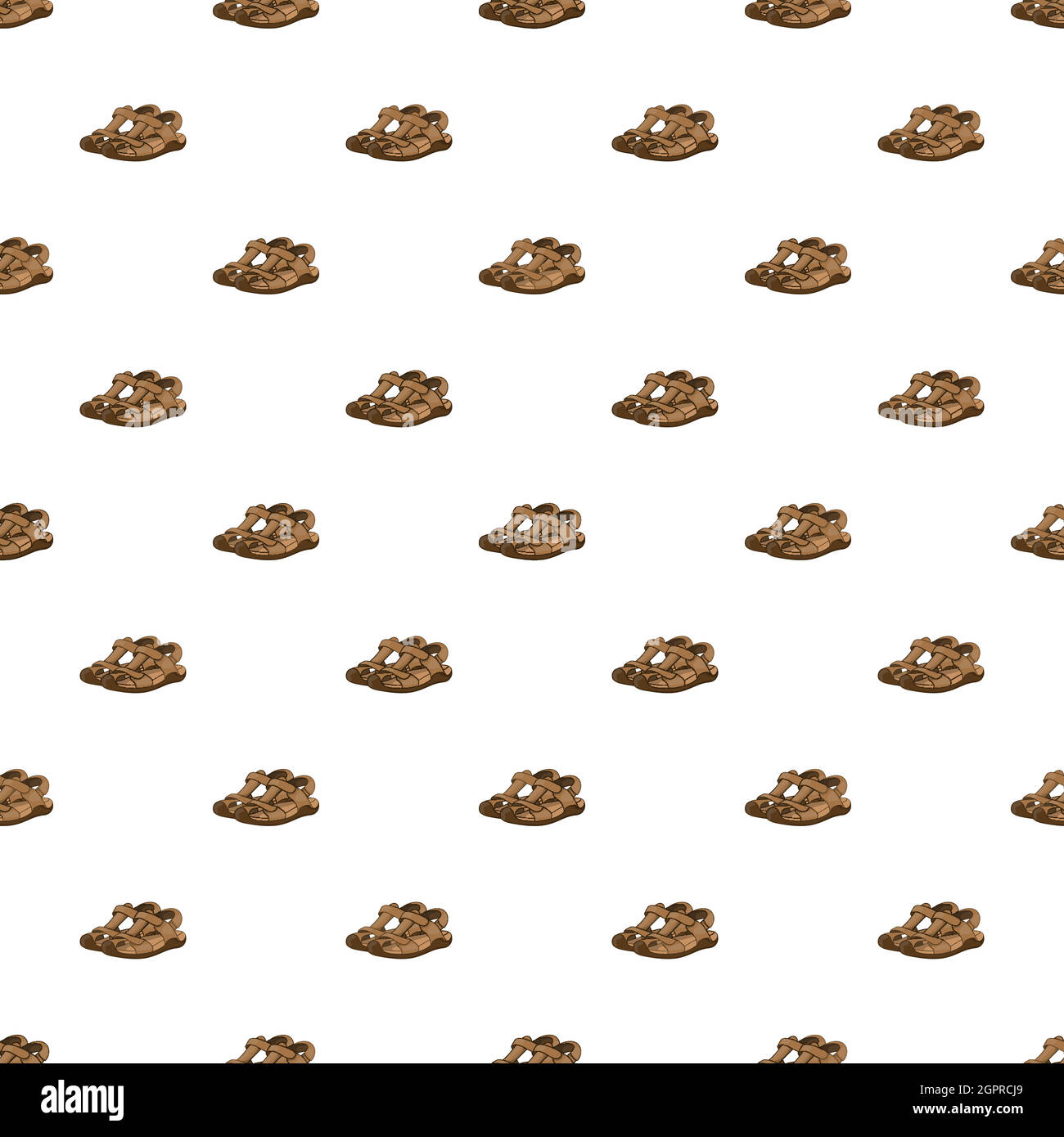 Sandals pattern, cartoon style Stock Vector Image & Art - Alamy