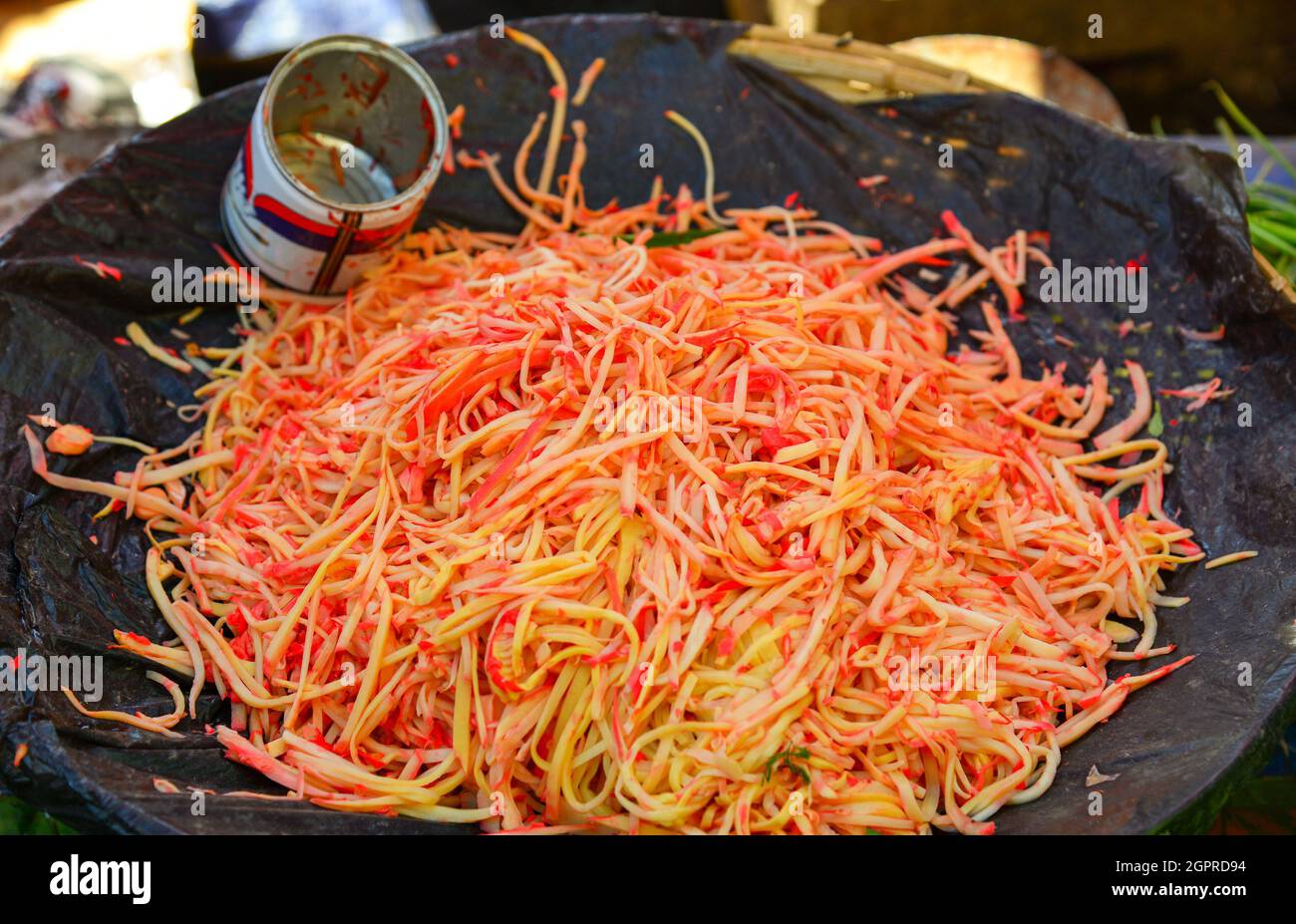 Street food in Taunggyi, Myanmar. Taunggyi is the largest city in Shan