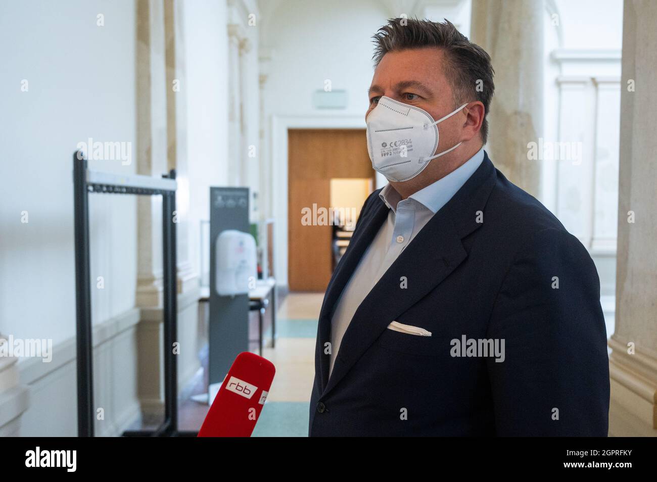 Berlin, Germany. 30th Sep, 2021. Andreas Geisel (SPD), Senator for the ...