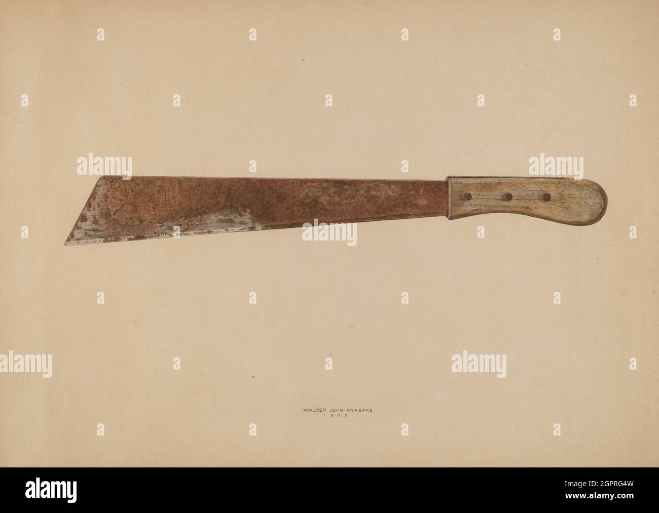 Corn Knife, 1939 Stock Photo Alamy