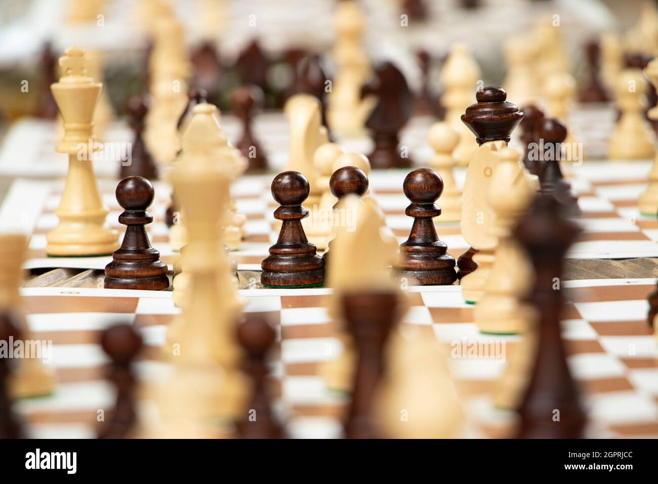 Chess Opening: Ruy López Stock Photo - Alamy