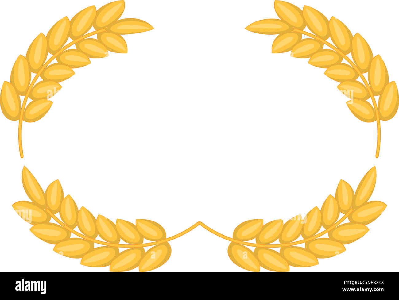Ears Frame Icon Cartoon Style Stock Vector Image Art Alamy