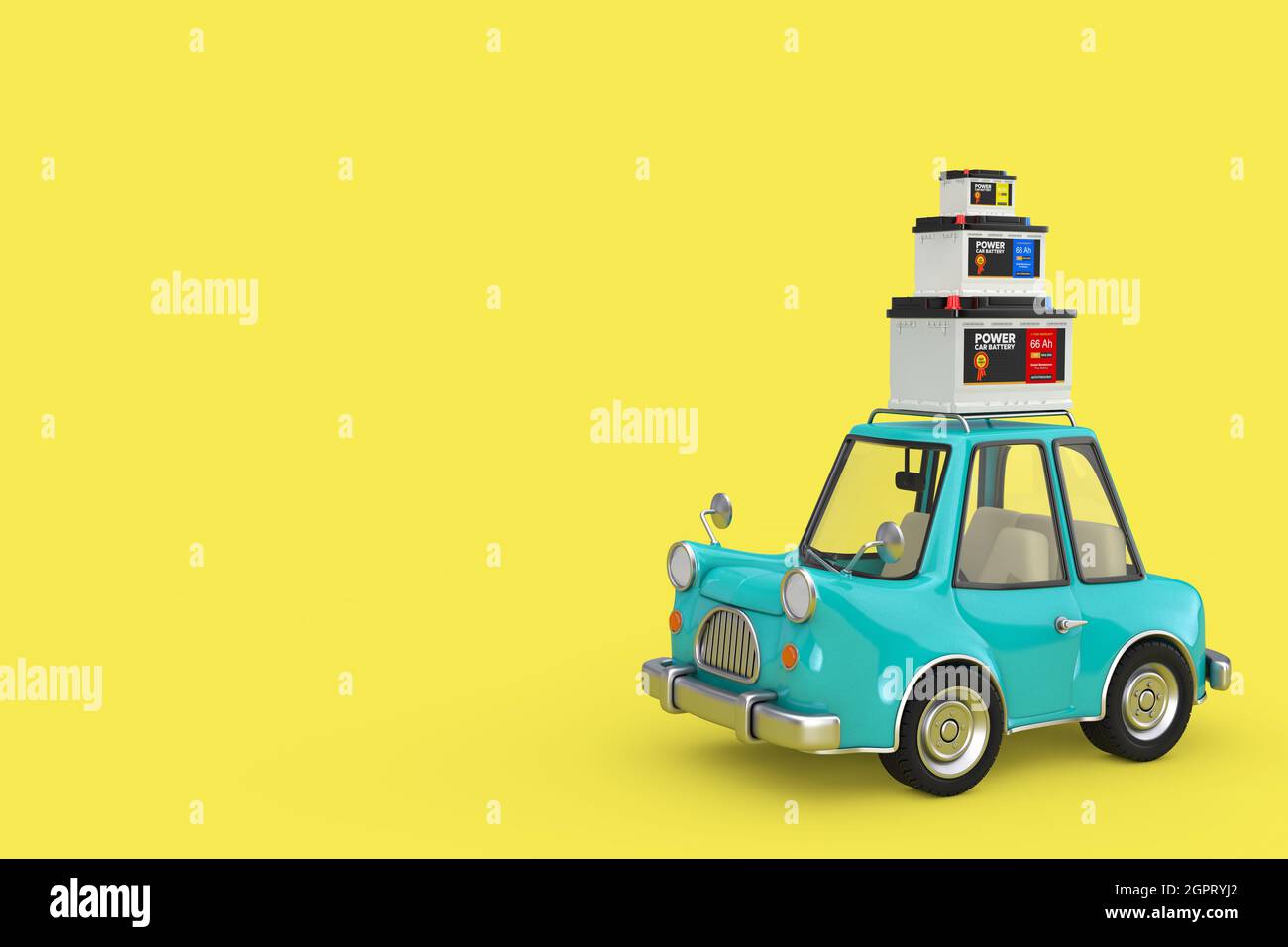 Rechargeable Car Battery 12V Accumulator with Abstract Label with Blue Cartoon Car on a yellow background. 3d Rendering Stock Photo - Alamy Rechargeable Car Battery 12V Accumulator with Abstract Label with Blue Cartoon Car on a yellow background. 3d Rendering Stock Photo - Alamy