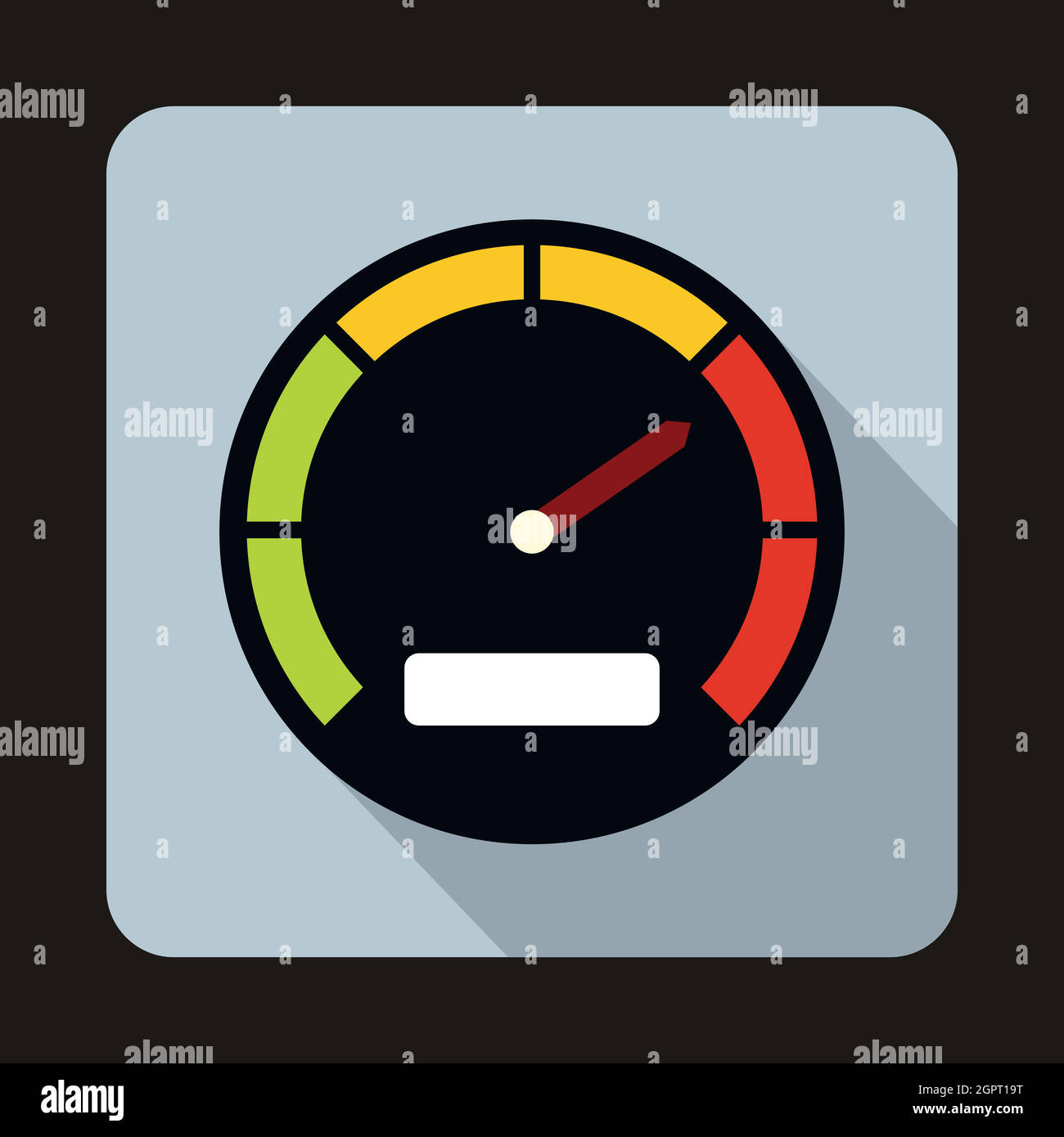 Speedometer dial icon, flat style Stock Vector Image & Art Alamy
