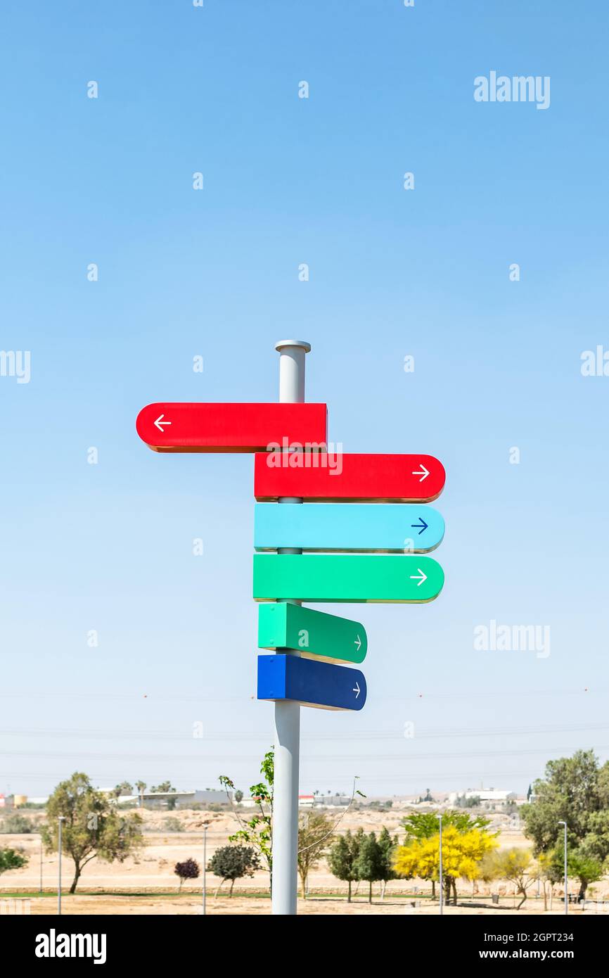 Sign of many directions hi-res stock photography and images - Alamy