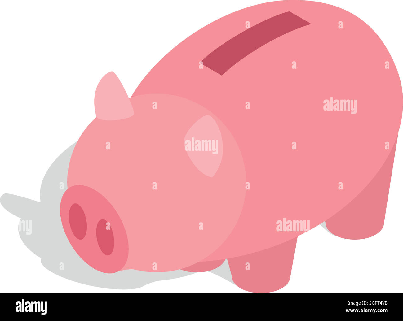 Piggy bank icon, isometric 3d style Stock Vector Image & Art - Alamy
