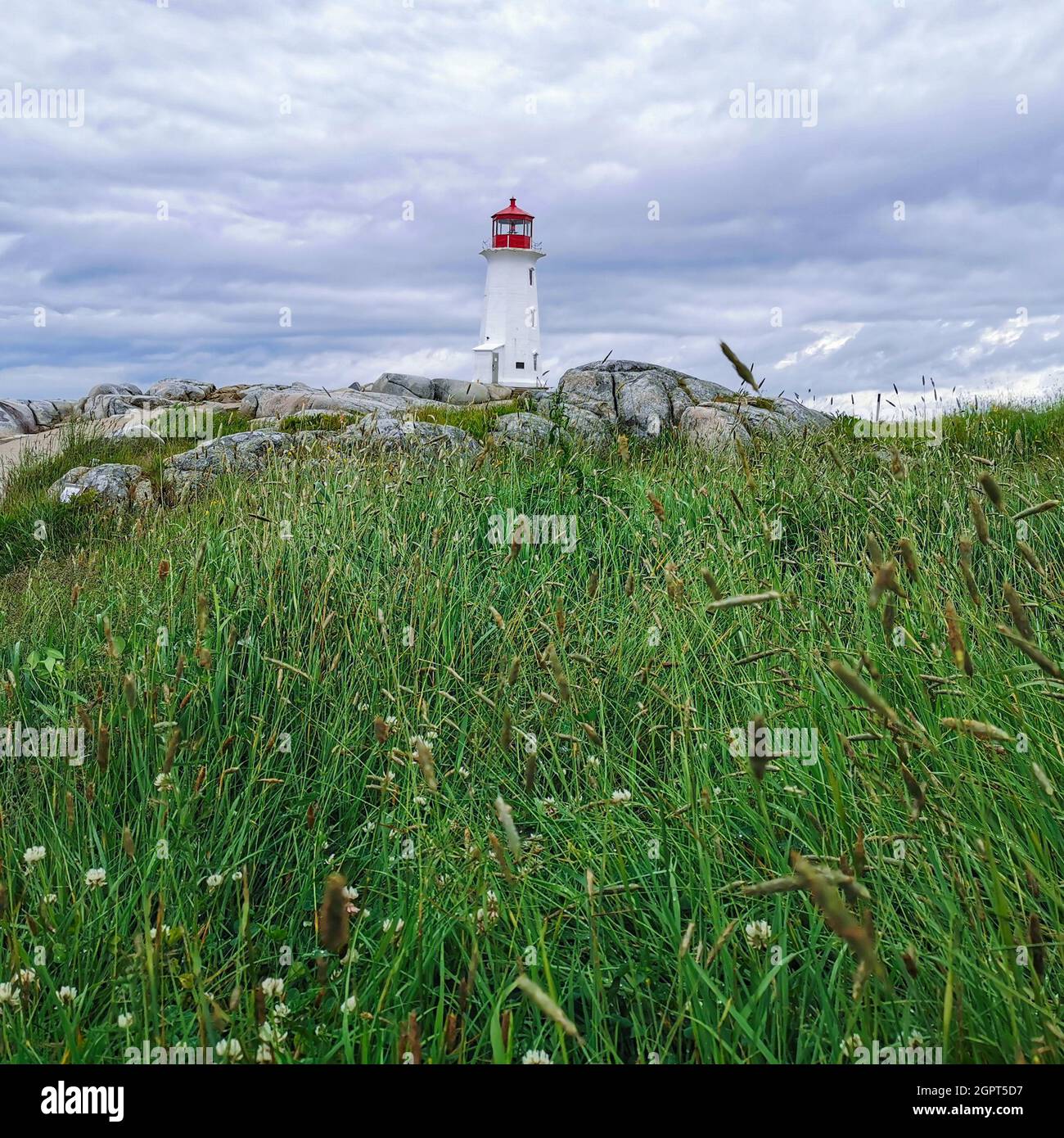 Peggy's Cove Lighthouse Stock Photo Alamy