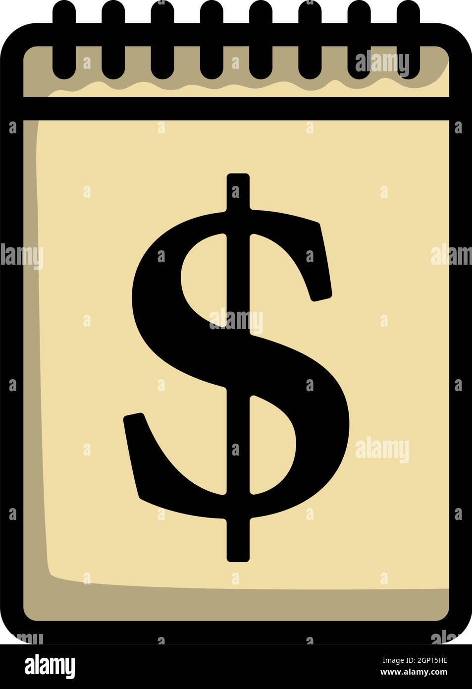 Dollar Calendar Icon Stock Vector