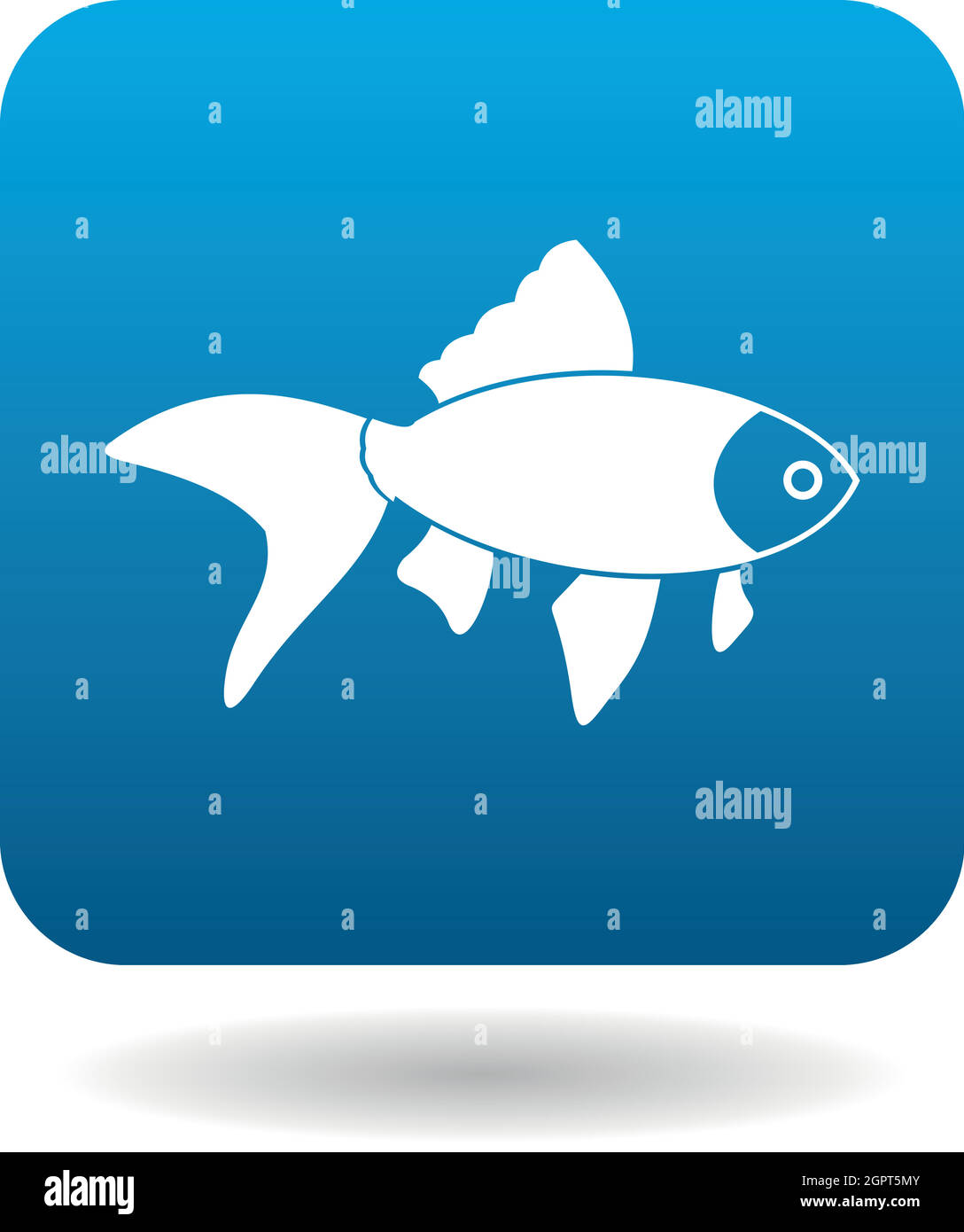 Goldfish icon, simple style Stock Vector Image & Art - Alamy