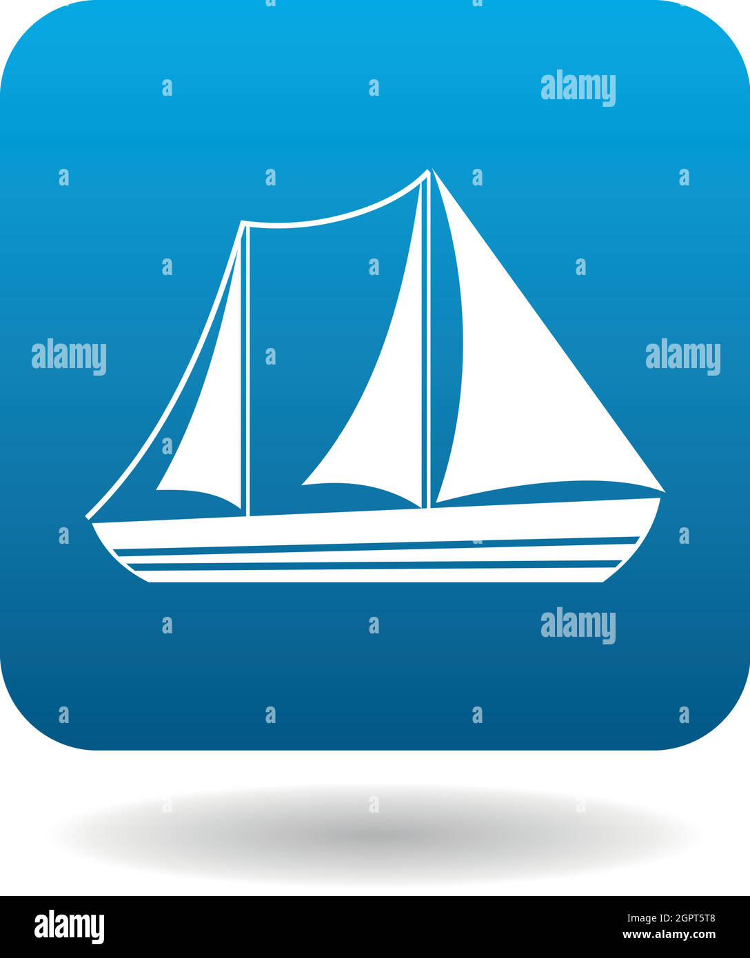 Two masted yacht Stock Vector Images Alamy