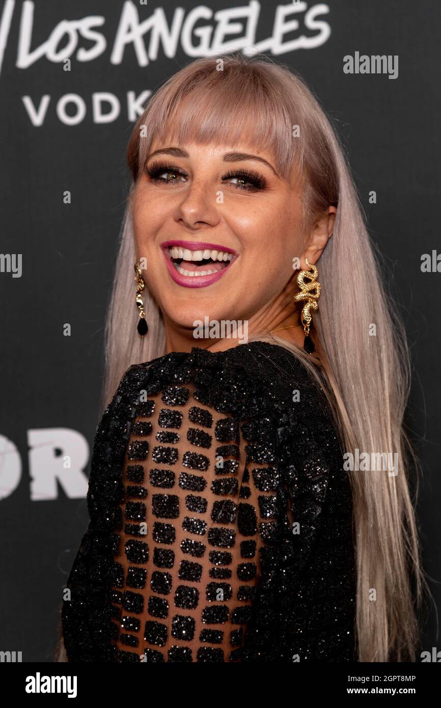 Victoria Fratz  attends Social House Films Premiere of 'VAL' at Landmark Theatre, Westwood, CA on September 29, 2021 Stock Photo