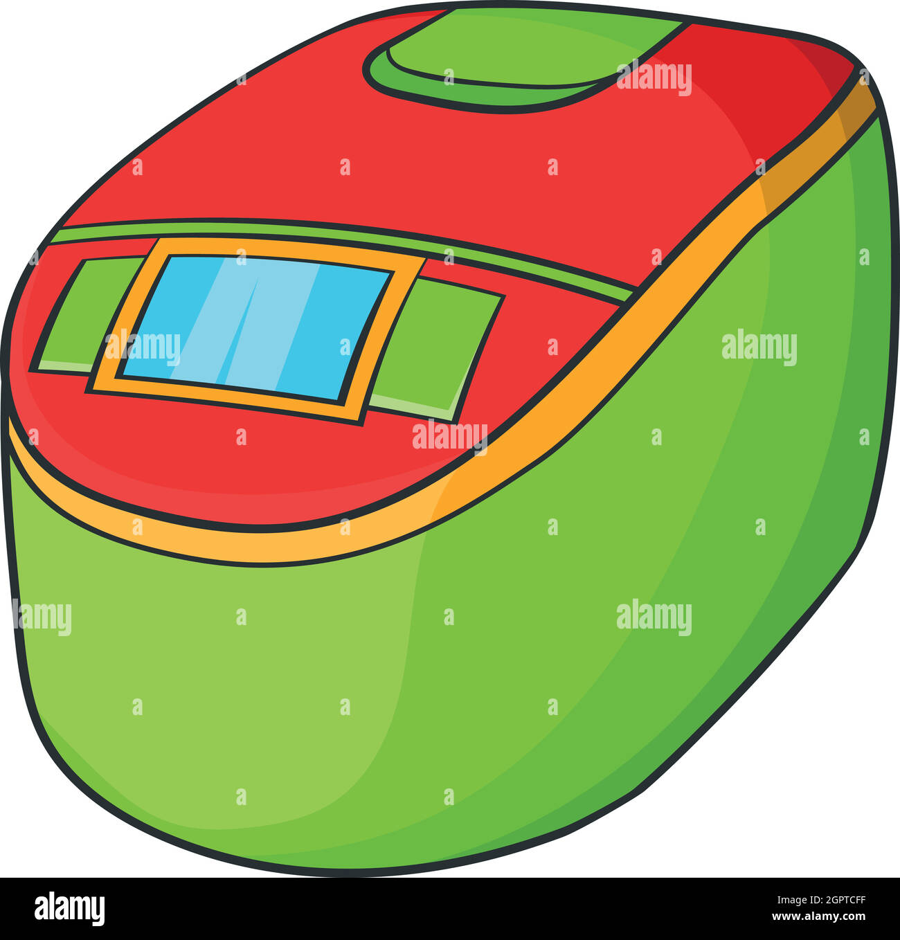 Slow cooker icon, cartoon style Stock Vector Image & Art Alamy