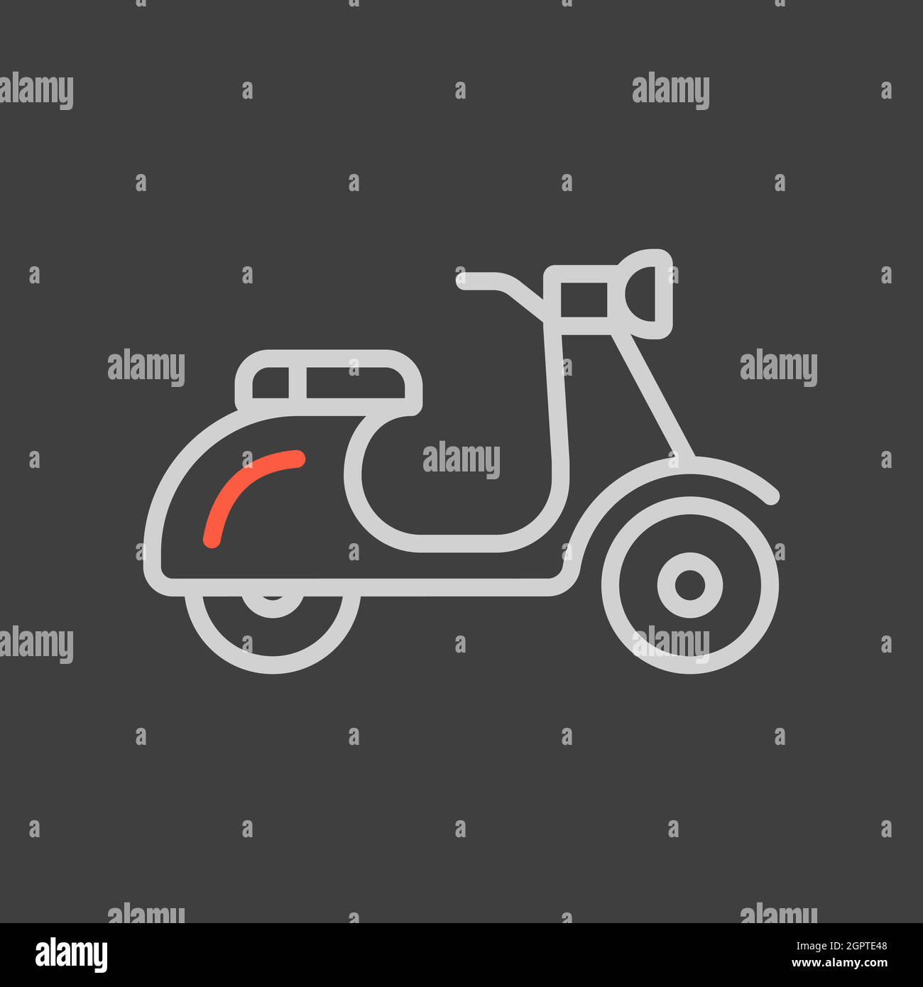 Moped logo Stock Vector Images Alamy