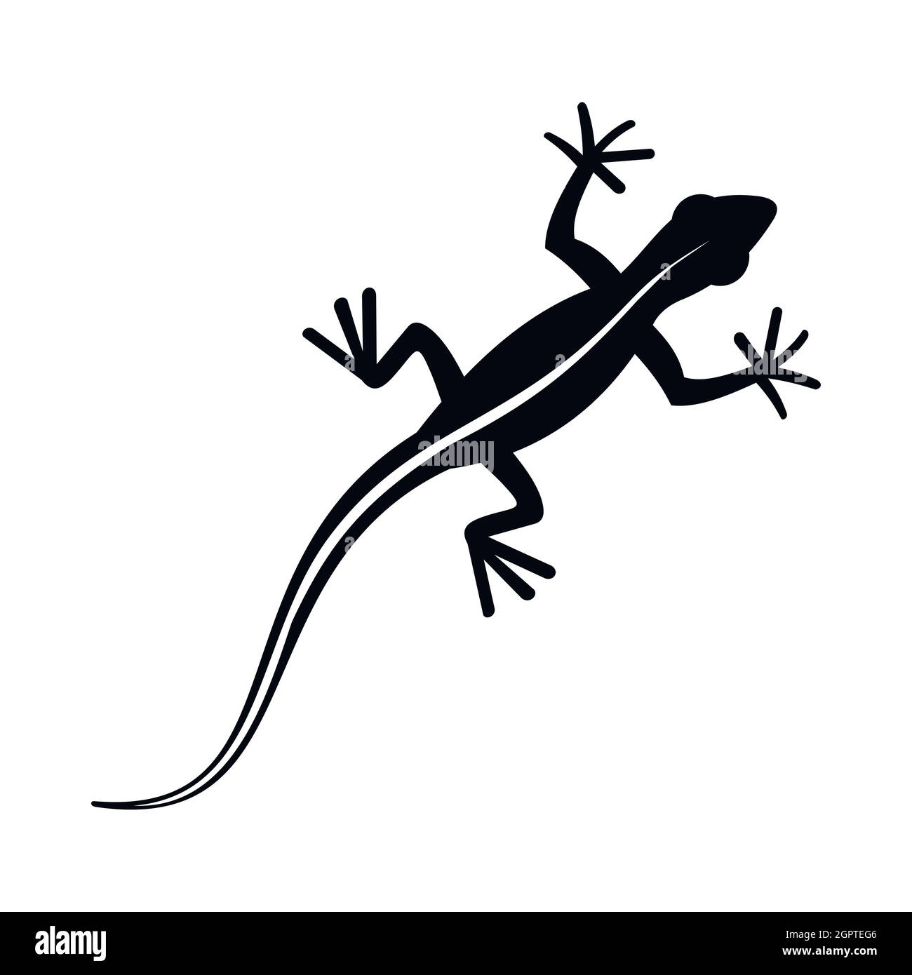 Lizard icon, simple style Stock Vector Image & Art - Alamy