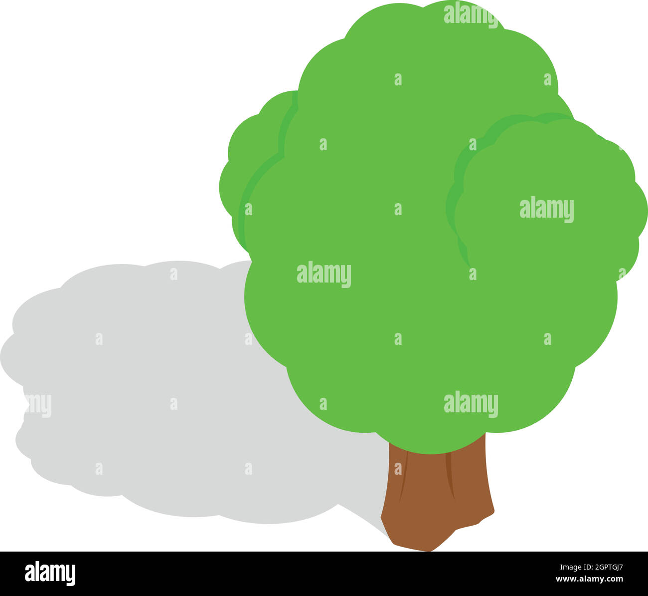 Tree icon, isometric 3d style Stock Vector Image & Art - Alamy