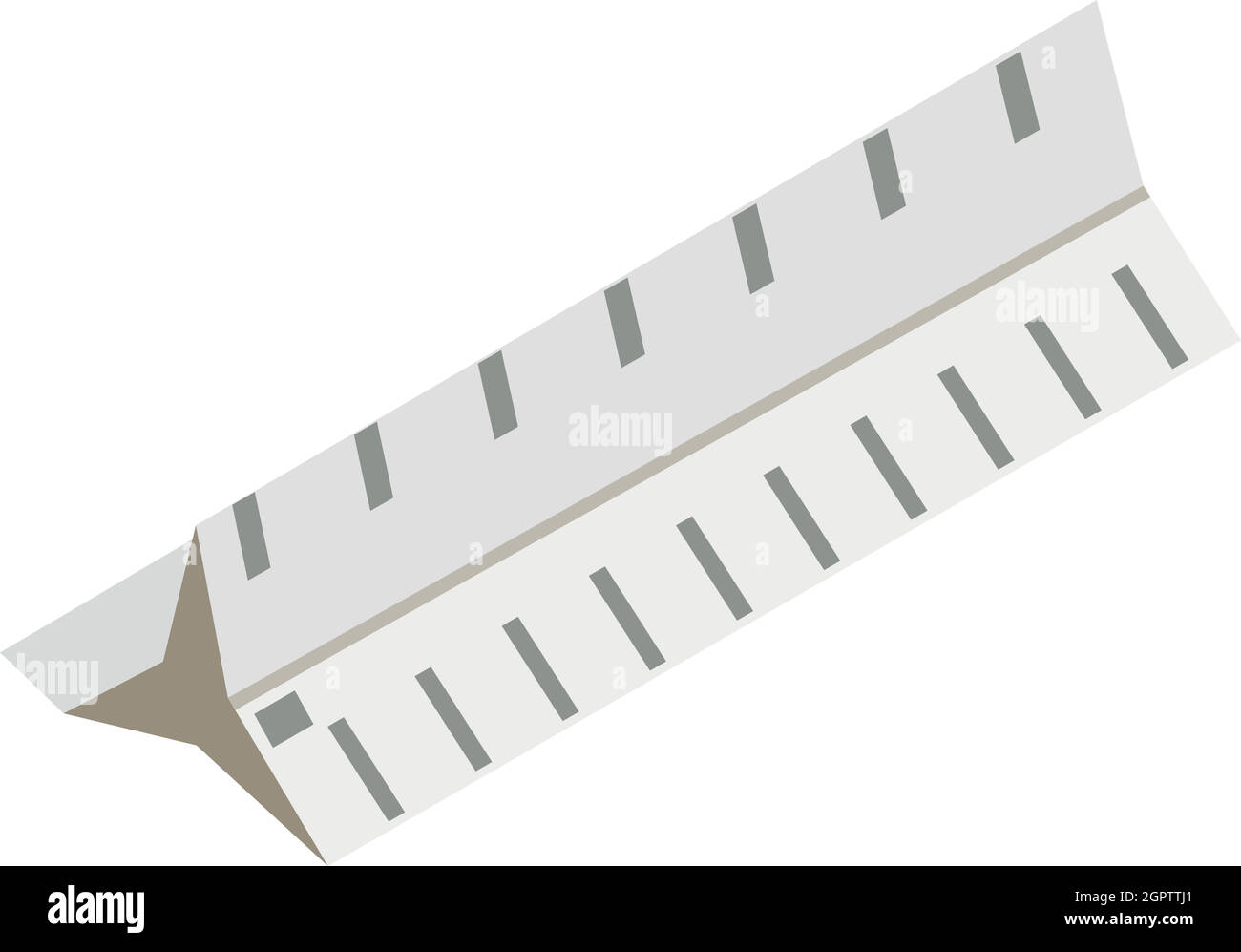 Ruler for drawing icon, isometric 3d style Stock Vector Image & Art - Alamy
