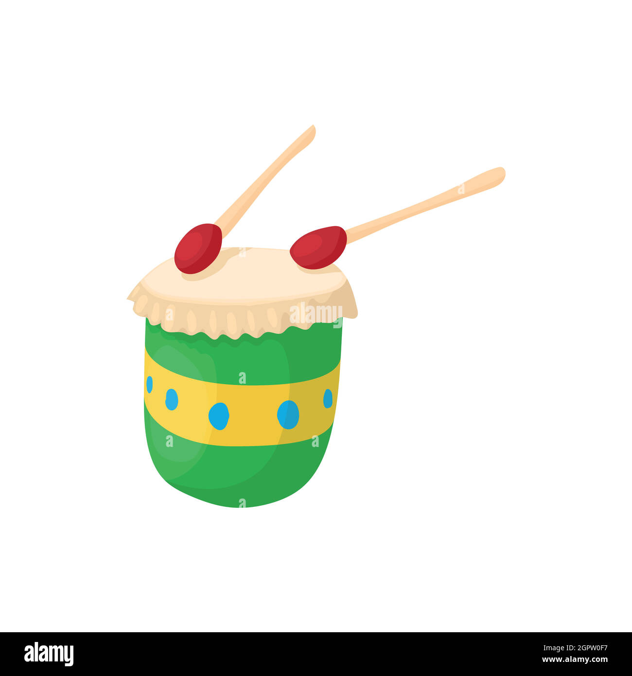 Brazilian drum icon, cartoon style Stock Vector Image & Art - Alamy