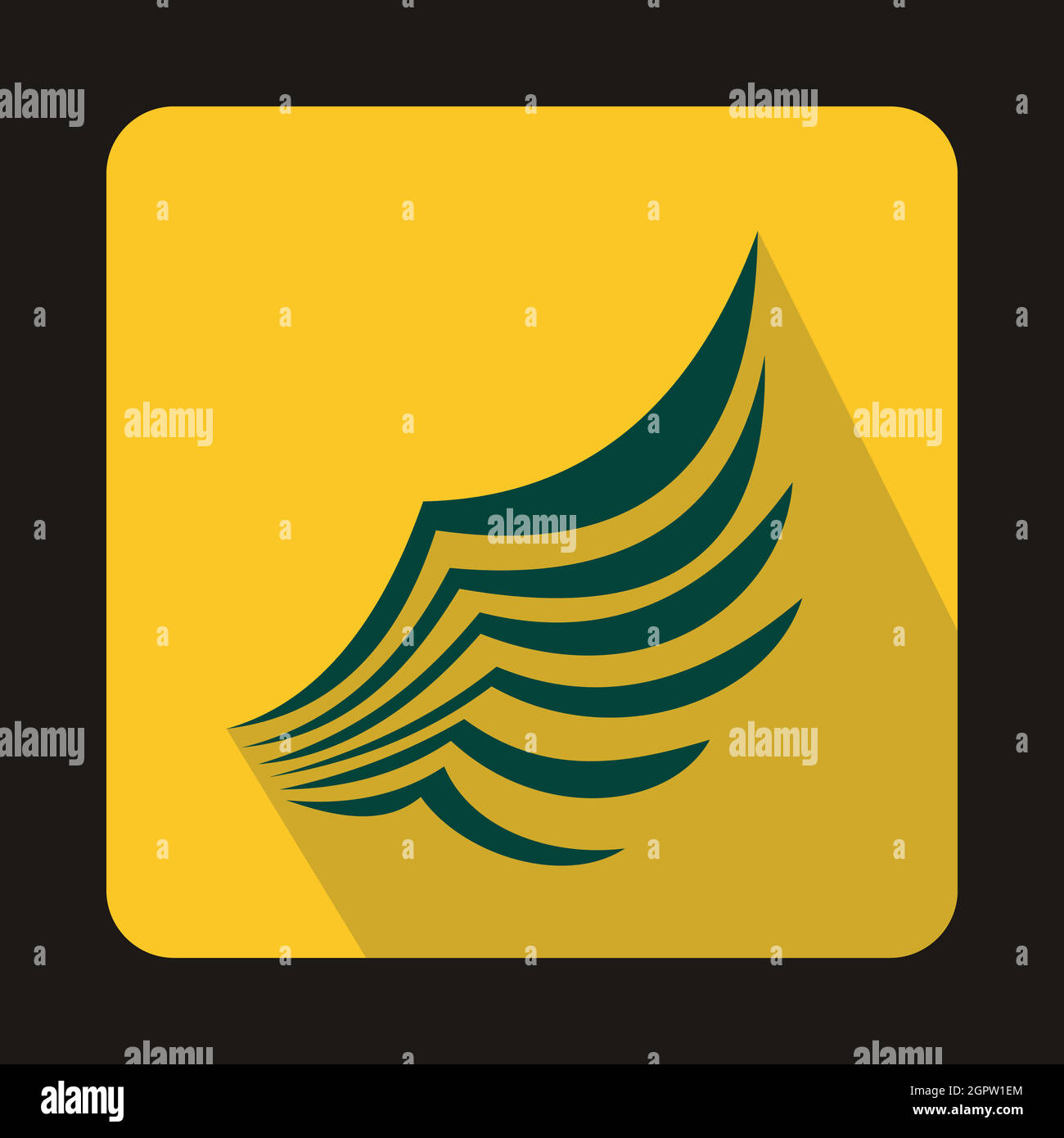 Wing icon in flat style Stock Vector Image & Art - Alamy